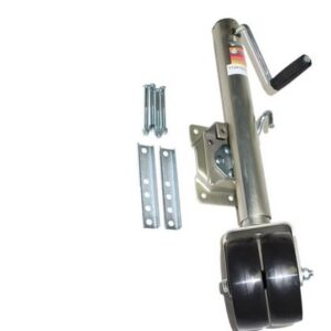 Swivel Jack, 1.5K, Side Wind, 10 Lift, 12.5" Bracket Height, 6 Dual Wheel